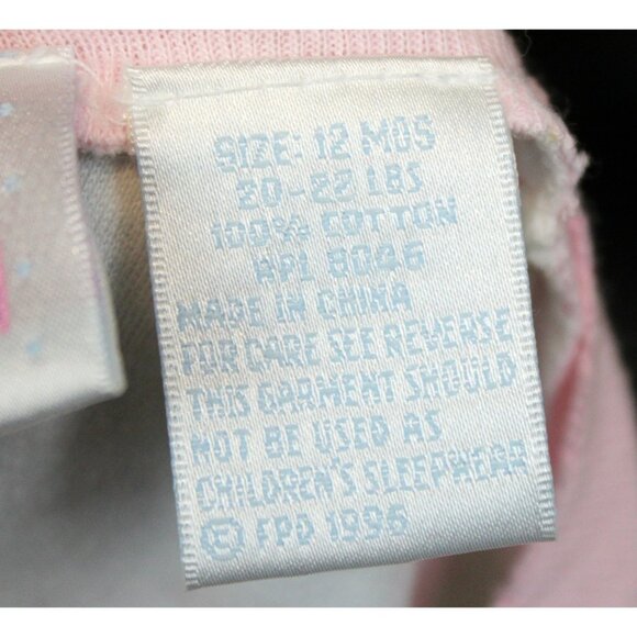 First Impressions Spring Summer Baby 2pc Outfit Girls 12M Pink Flower Hearts - Picture 10 of 10